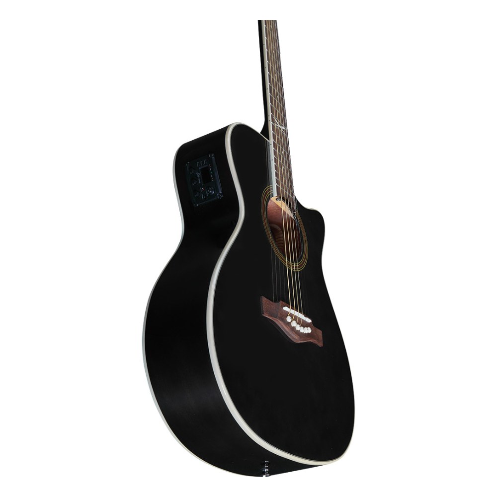 גיטרה אקוסטית מוגברת שחורה EKO NXT A100ce See Through Black – Auditorium עם קאטאוויי 4 גיטרה אקוסטית מוגברת EKO NXT A100ce עם קאטאוויי בגימור See Through Black – תמונה 4