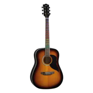 גיטרה אקוסטית EKO Ranger 6 Brown Sunburst – Dreadnought וינטג׳ בגוון חום