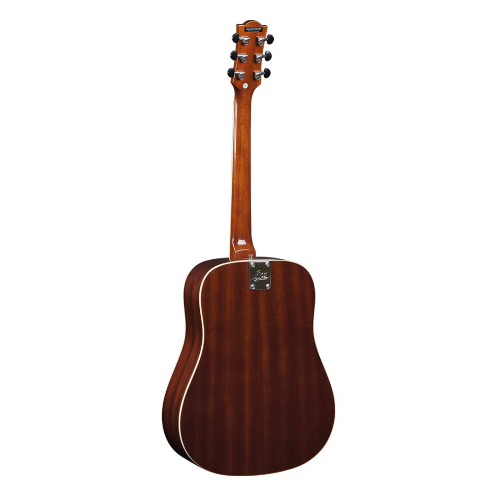 גיטרה אקוסטית מוגברת EKO Ranger VI VR EQ Honey Burst – Dreadnought עם EQ וטיונר 2 גיטרה אקוסטית מוגברת EKO Ranger VI VR EQ בגימור Honey Burst – תמונה 2