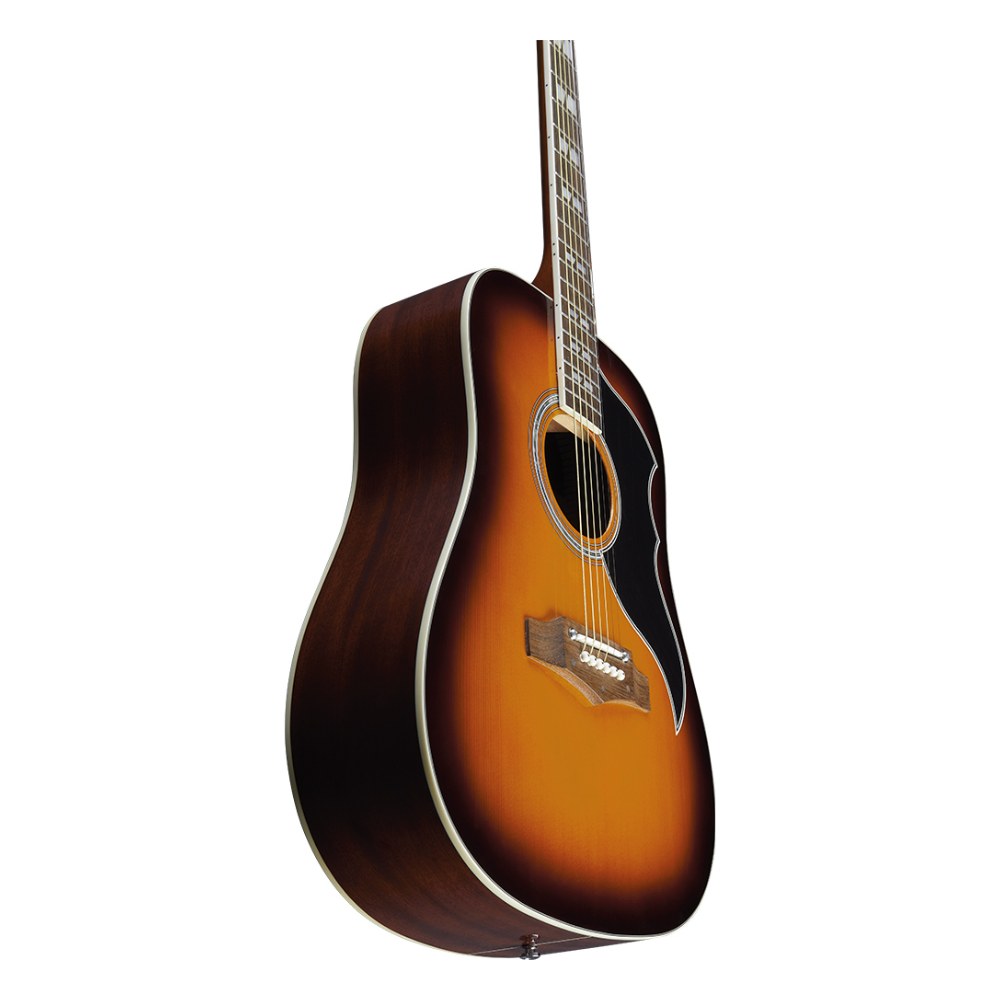גיטרה אקוסטית מוגברת EKO Ranger VI VR EQ Honey Burst – Dreadnought עם EQ וטיונר 4 גיטרה אקוסטית מוגברת EKO Ranger VI VR EQ בגימור Honey Burst – תמונה 4