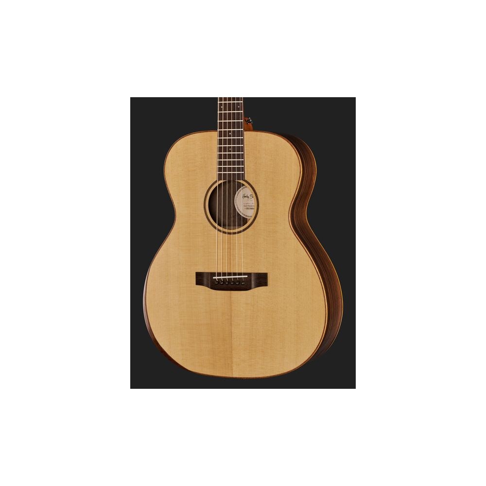 גיטרה אקוסטית Harley Benton All Solid בגוף אורקסטרה – אשוח סיטקה ורוזווד מלאים, משענת יד, טבעי (יבוא בלעדי) 4 גיטרת ה-All Solid הטבעית של Harley Benton – גיטרה אקוסטית, תמונה 4