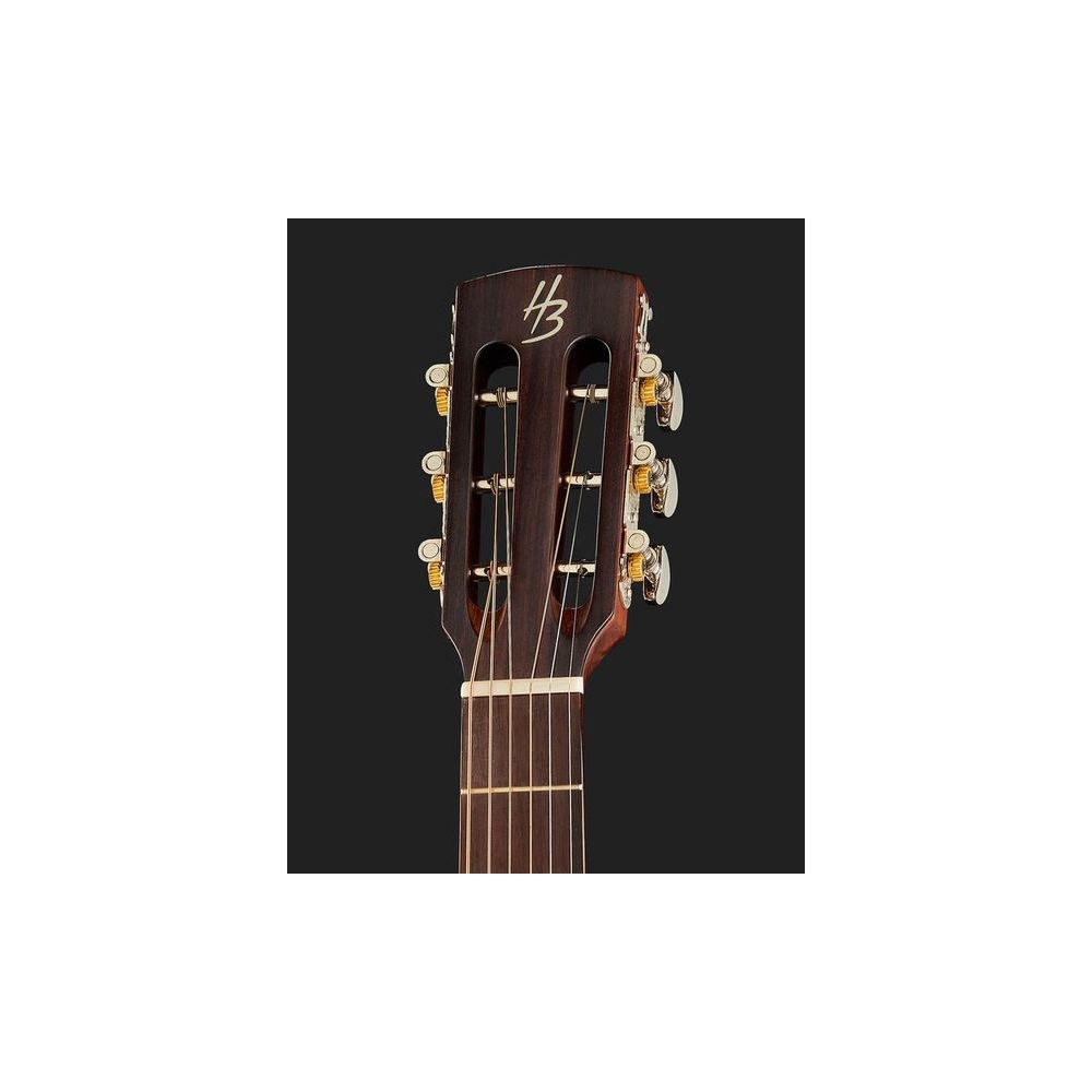 גיטרה אקוסטית פרלור Harley Benton Custom Line – גוף 00-12, אום ומסרק עצם, צוואר 45 מ״מ (יבוא בלעדי) 6 הפרלור של Harley Benton Custom Line – גיטרה אקוסטית פרלור, תמונה 6