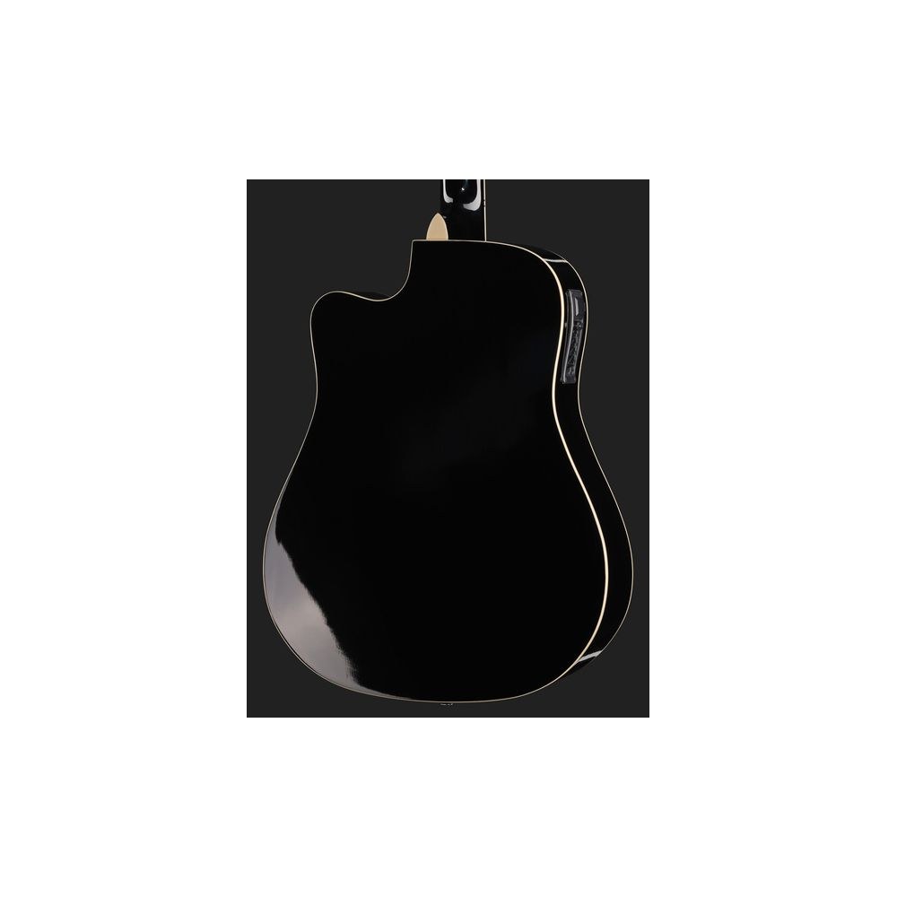 גיטרה אקוסטית מוגברת Harley Benton דרדנוט – קאטאוויי, EQ 4 ערוצים, שחור מבריק (יבוא בלעדי) 5 הדרדנוט השחורה המוגברת של Harley Benton – גיטרה אקוסטית מוגברת, תמונה 5