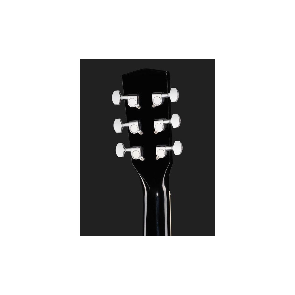 גיטרה אקוסטית מוגברת Harley Benton דרדנוט – קאטאוויי, EQ 4 ערוצים, שחור מבריק (יבוא בלעדי) 7 הדרדנוט השחורה המוגברת של Harley Benton – גיטרה אקוסטית מוגברת, תמונה 7