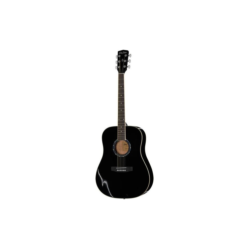 גיטרה אקוסטית Harley Benton בגוף דרדנוט – טופ אשוח, חיזוק X, שחור מבריק (יבוא בלעדי) 1 גיטרה אקוסטית Harley Benton בגוף דרדנוט – טופ אשוח, חיזוק X, שחור מבריק