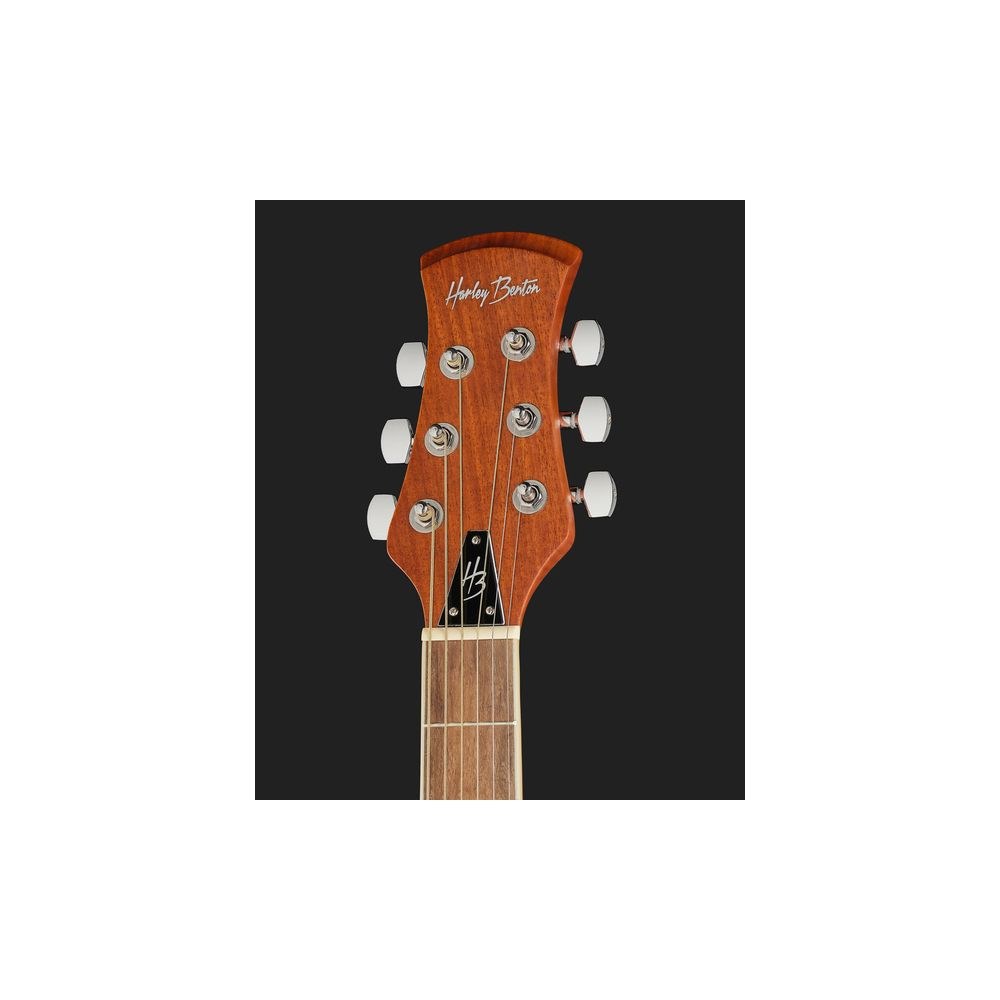 גיטרה אקוסטית מוגברת Harley Benton עם גב קערה – קאטאוויי, EQ 3 ערוצים, שחור מבריק (יבוא בלעדי) 6 גיטרת גב הקערה של Harley Benton – גיטרה אקוסטית מוגברת, תמונה 6