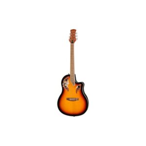 גיטרה אקוסטית מוגברת Harley Benton עם גב קערה – קאטאווי, EQ 3 ערוצים, 24 סריגים, סאנברסט (יבוא בלעדי)