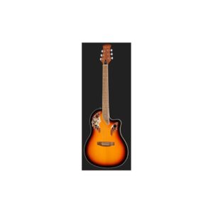 גיטרה אקוסטית מוגברת Harley Benton עם גב קערה – קאטאווי, EQ 3 ערוצים, 24 סריגים, סאנברסט (יבוא בלעדי)