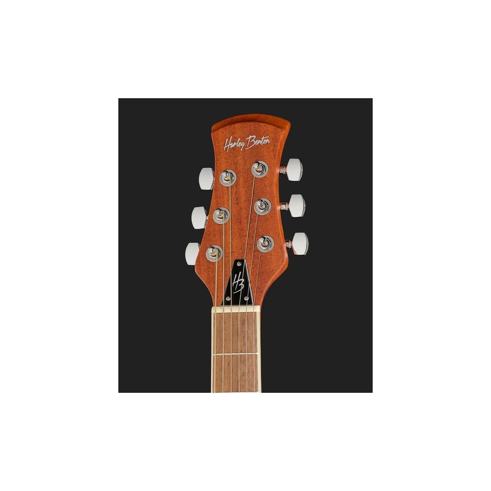 גיטרה אקוסטית מוגברת Harley Benton עם גב קערה – קאטאווי, EQ 3 ערוצים, 24 סריגים, סאנברסט (יבוא בלעדי) 6 גיטרת גב הקערה בסאנברסט – גיטרה אקוסטית מוגברת, תמונה 6