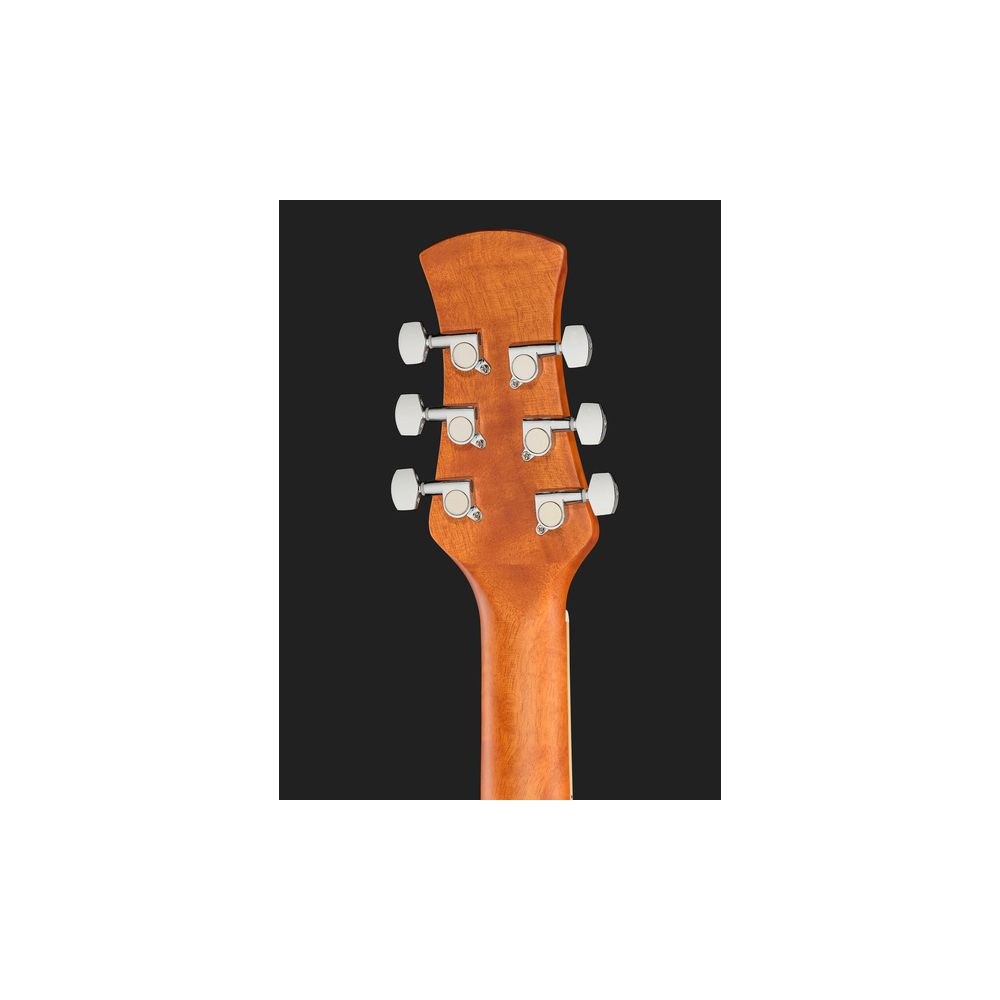 גיטרה אקוסטית מוגברת Harley Benton עם גב קערה – קאטאווי, EQ 3 ערוצים, 24 סריגים, סאנברסט (יבוא בלעדי) 7 גיטרת גב הקערה בסאנברסט – גיטרה אקוסטית מוגברת, תמונה 7