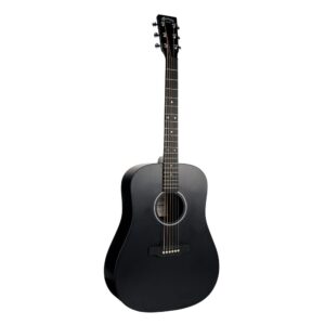 גיטרה אקוסטית MARTIN D-X1 שחורה כולל נרתיק