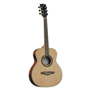 גיטרה אקוסטית מוגברת מיני EKO One M150e Mini – סקאלה 600 מ״מ ופרה-אמפ Fishman