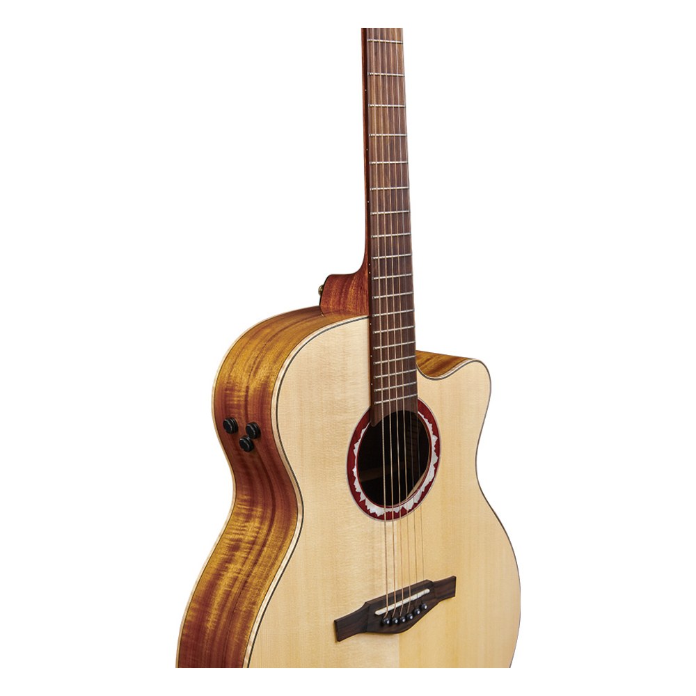 גיטרה אקוסטית מוגברת EKO Alps J450ce – גוף Jumbo עם קאטאוויי וגימור מבריק 3 גיטרה אקוסטית מוגברת EKO Alps J450ce בגוף Jumbo עם קאטאוויי – תמונה 3