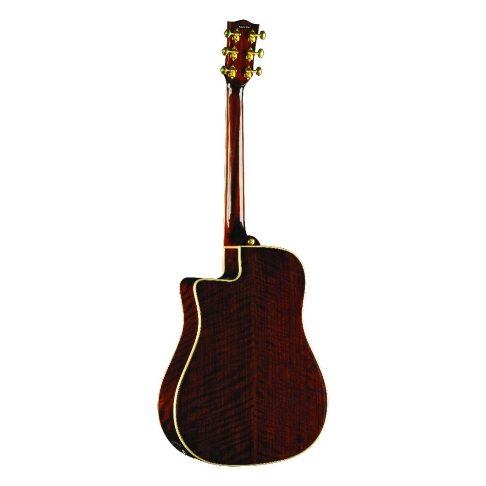גיטרה אקוסטית מוגברת EKO Mia D400ce Natural – טופ Cedar מלא ו-Fishman Flex Blend 2 גיטרה אקוסטית מוגברת EKO Mia D400ce עם קאטאוויי בגוון Natural – תמונה 2