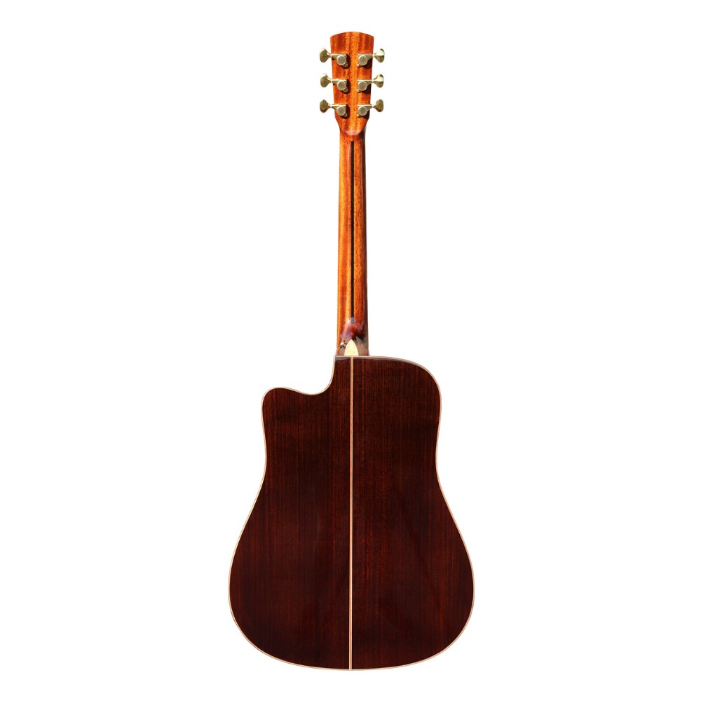 גיטרה אקוסטית Queen D30 – עבודת יד, טופ Sitka Spruce מלא וגב רוזווד הודי מלא 3 גיטרה אקוסטית Queen D30 בעבודת יד עם טופ ספרוס – תמונה 3