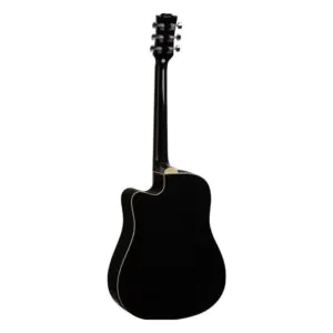 גיטרה אקוסטית מוגברת שחורה EKO Ranger CW EQ Black – קאטאוויי ופרה-אמפ EKO SE30