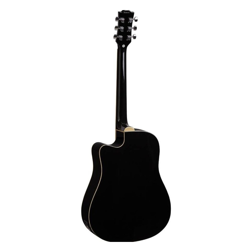 גיטרה אקוסטית מוגברת שחורה EKO Ranger CW EQ Black – קאטאוויי ופרה-אמפ EKO SE30 2 גיטרה אקוסטית מוגברת שחורה EKO Ranger CW EQ Black עם קאטאוויי – תמונה 2