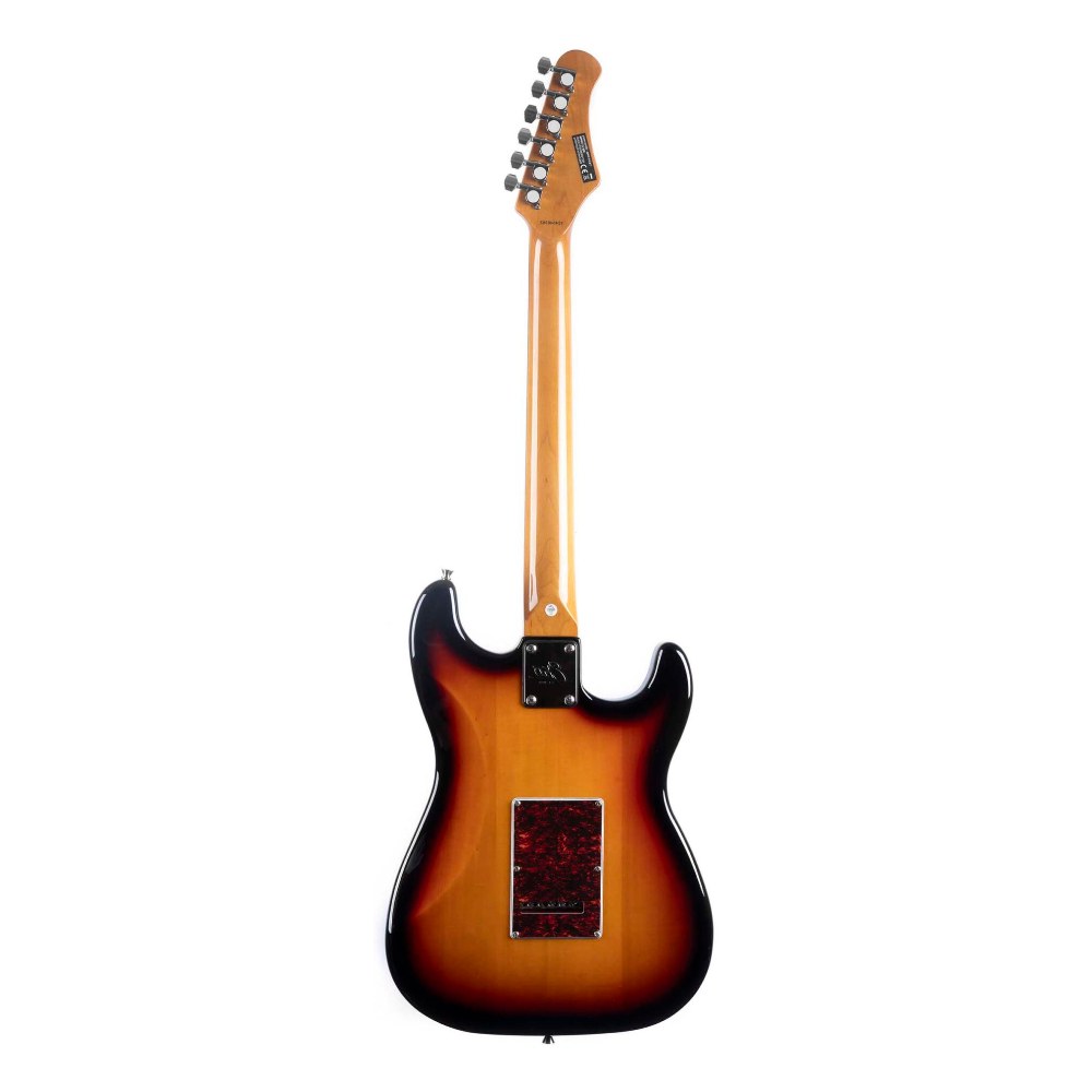 גיטרה חשמלית שמאלית EKO ST-300 LH Sunburst – סטרט עם 3 פיקאפים Single Coil 2 גיטרה חשמלית שמאלית EKO ST-300 LH בגימור Sunburst – תמונה 2