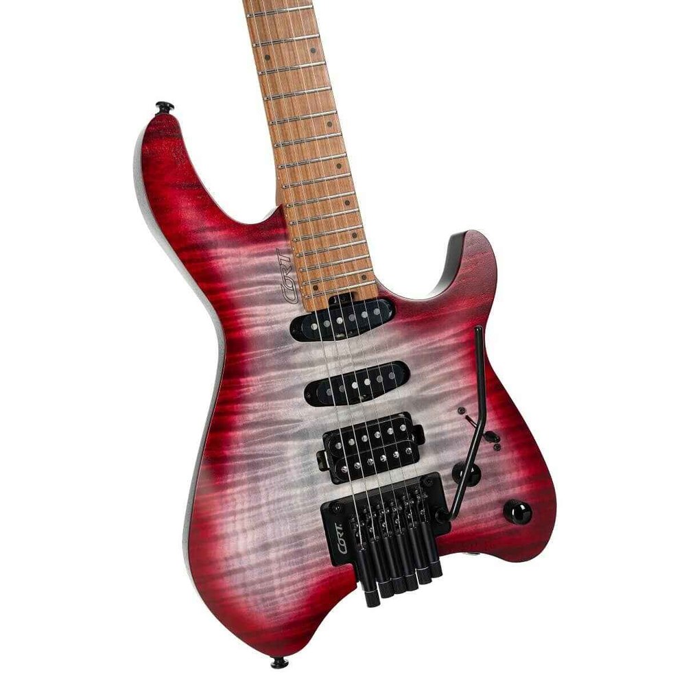 גיטרה חשמלית ללא ראש CORT Space G6TR Lava כולל נרתיק 3 גיטרה חשמלית ללא ראש CORT Space G6TR Lava כולל נרתיק – תמונה 3