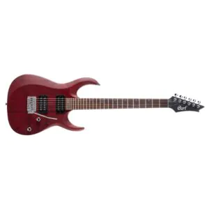 גיטרה חשמלית CORT X100 Open Pore Black Cherry – 2 המבקרים