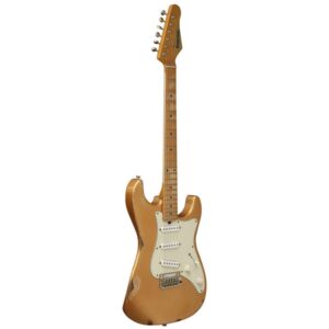 גיטרה חשמלית Friedman Vintage-S Gold Metallic כולל ארגז