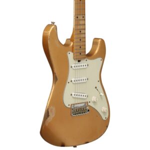 גיטרה חשמלית Friedman Vintage-S Gold Metallic כולל ארגז