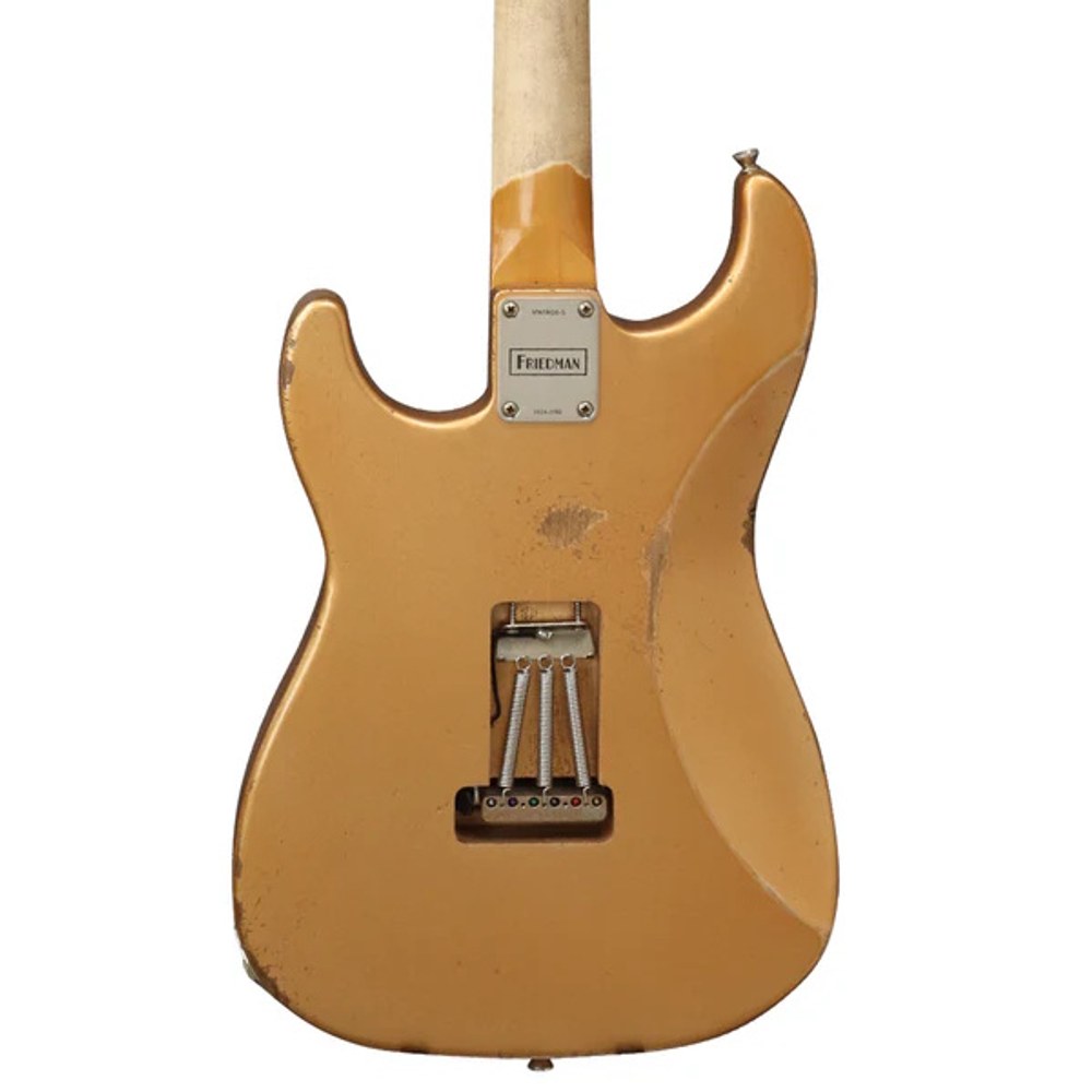 גיטרה חשמלית Friedman Vintage-S Gold Metallic כולל ארגז 5 גיטרה חשמלית Friedman Vintage-S Gold Metallic כולל ארגז – תמונה 5