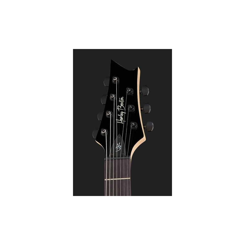 גיטרה חשמלית 7 מיתרים Harley Benton – 2 הומבאקרים High-Gain, 24 סריגים, צוואר Speed-D, שחור (יבוא בלעדי) 6 גיטרת 7 המיתרים של Harley Benton – גיטרה חשמלית 7 מיתרים, תמונה 6