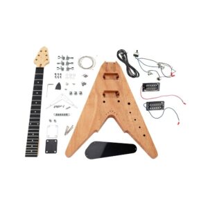 ערכת גיטרה חשמלית להרכבה עצמית Harley Benton בצורת V – 2 הומבאקרים, Tune-O-Matic (יבוא בלעדי)