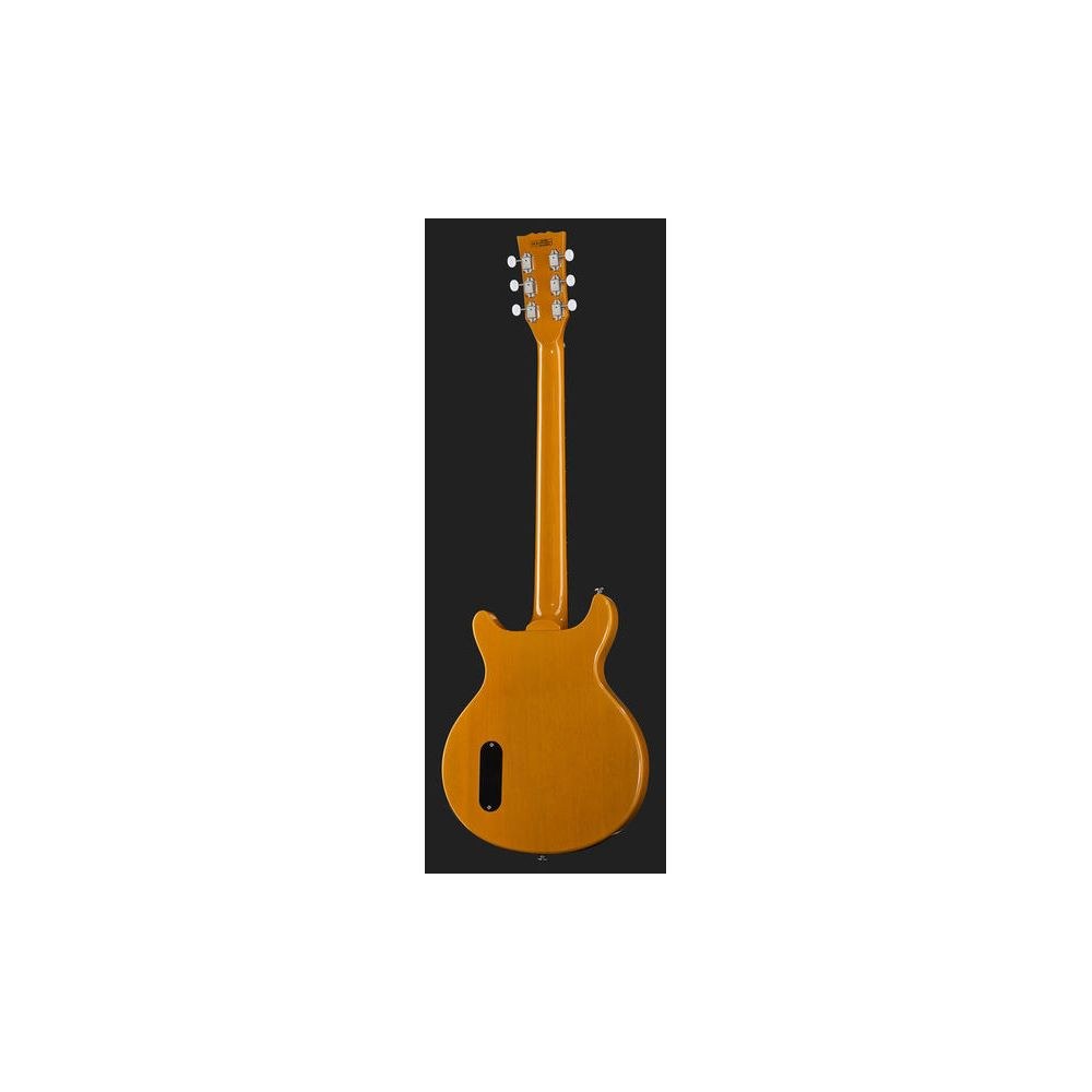 גיטרה חשמלית Harley Benton דאבל-קאט ג׳וניור עם P90 – גשר Wraparound, TV Yellow (יבוא בלעדי) 3 הג׳וניור הצהובה של Harley Benton – גיטרה חשמלית ג׳וניור, תמונה 3