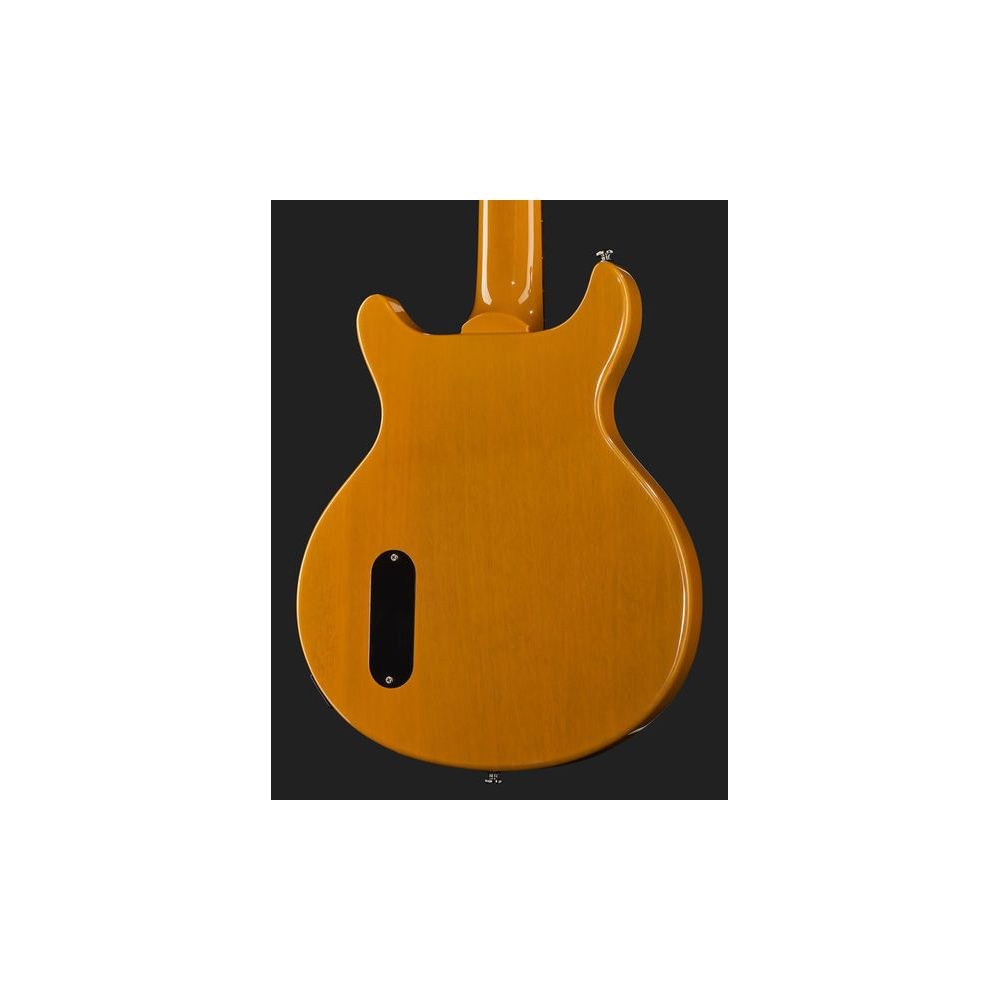 גיטרה חשמלית Harley Benton דאבל-קאט ג׳וניור עם P90 – גשר Wraparound, TV Yellow (יבוא בלעדי) 5 הג׳וניור הצהובה של Harley Benton – גיטרה חשמלית ג׳וניור, תמונה 5