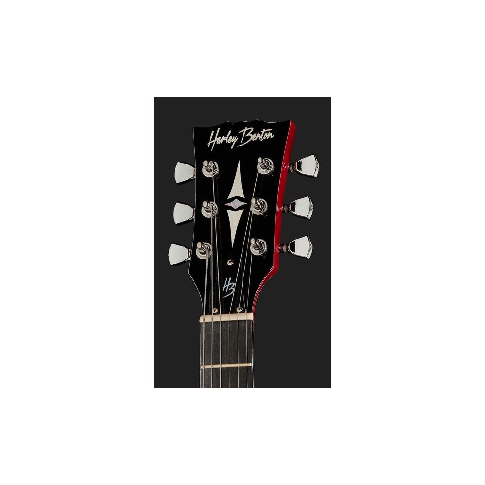 גיטרה חשמלית Harley Benton דאבל-קאט בסגנון SG – 2 הומבאקרים, גשר Tune-O-Matic, דובדבן (יבוא בלעדי) 6 הדאבל-קאט האדומה מסדרת Student – גיטרה חשמלית בסגנון SG, תמונה 6