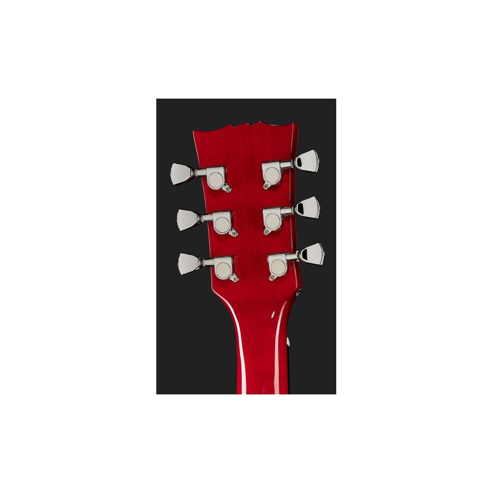 גיטרה חשמלית Harley Benton דאבל-קאט בסגנון SG – 2 הומבאקרים, גשר Tune-O-Matic, דובדבן (יבוא בלעדי) 7 הדאבל-קאט האדומה מסדרת Student – גיטרה חשמלית בסגנון SG, תמונה 7