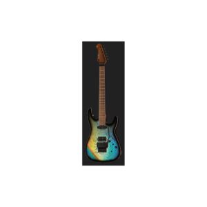 גיטרה חשמלית Harley Benton עם Floyd Rose – מייפל להבה קלוי, סריגי נירוסטה, גימור הולוגרפי (יבוא בלעדי)