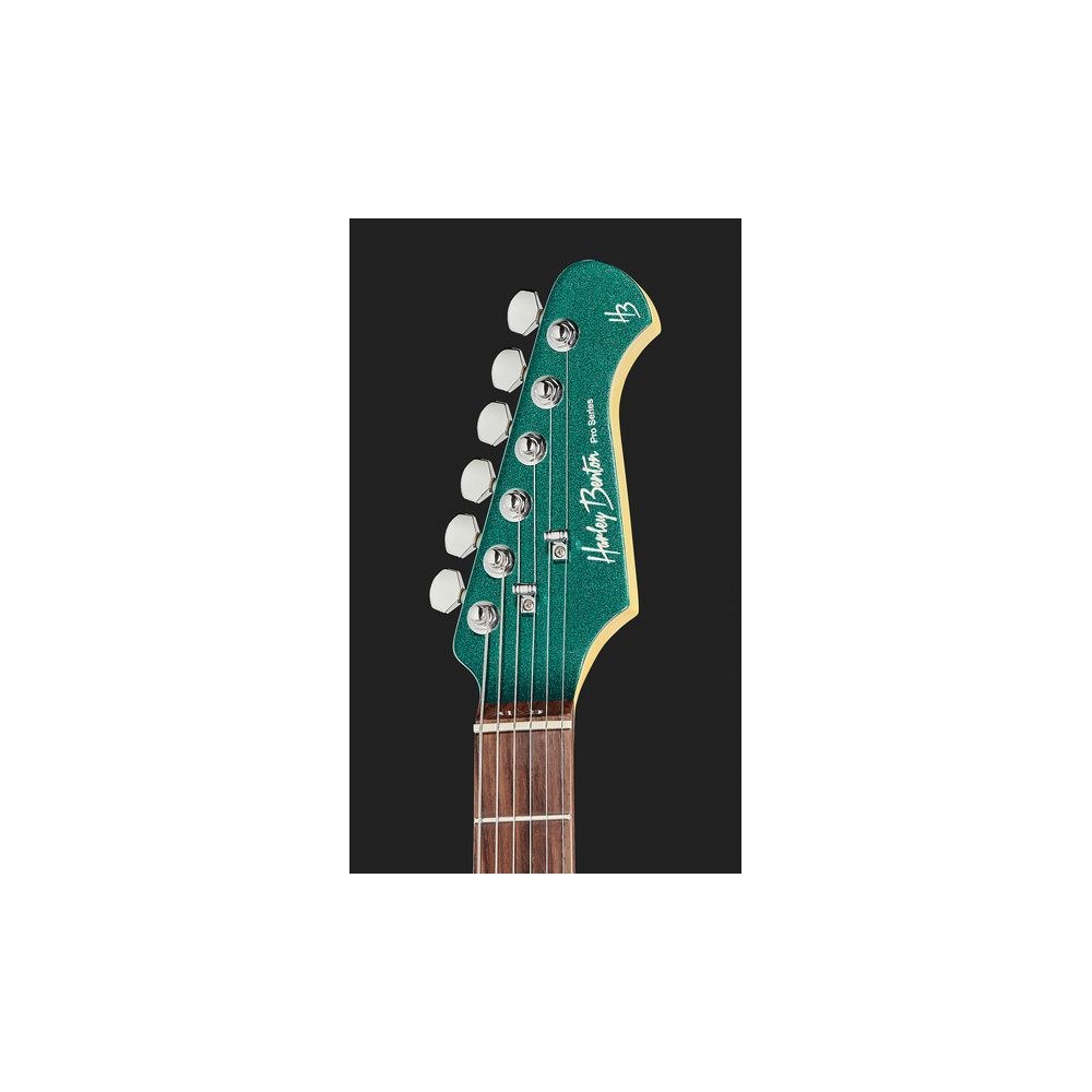 גיטרה חשמלית Harley Benton HH – סריגת אבוני, סריגי נירוסטה וטרמולו Wilkinson, טורקיז (יבוא בלעדי) 6 ה-HH בטורקיז של Harley Benton – גיטרה חשמלית, תמונה 6