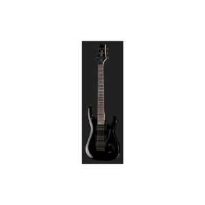 גיטרה חשמלית Harley Benton עם טרמולו Floyd Rose – 2 הומבאקרי Hi-Gain, 24 סריגים, שחור מבריק (יבוא בלעדי)