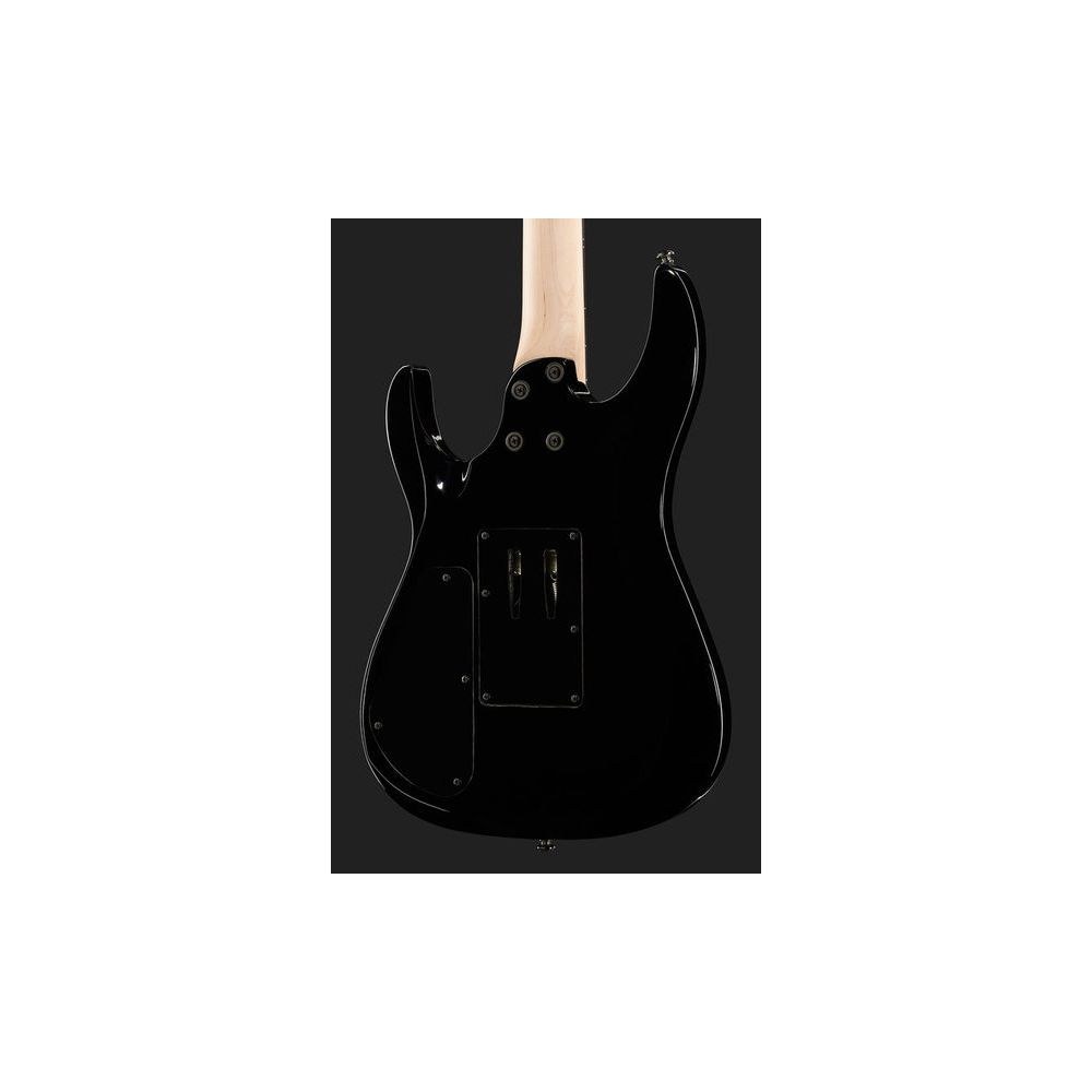 גיטרה חשמלית Harley Benton עם טרמולו Floyd Rose – 2 הומבאקרי Hi-Gain, 24 סריגים, שחור מבריק (יבוא בלעדי) 5 גיטרת ה-Floyd Rose השחורה של Harley Benton – גיטרה חשמלית, תמונה 5