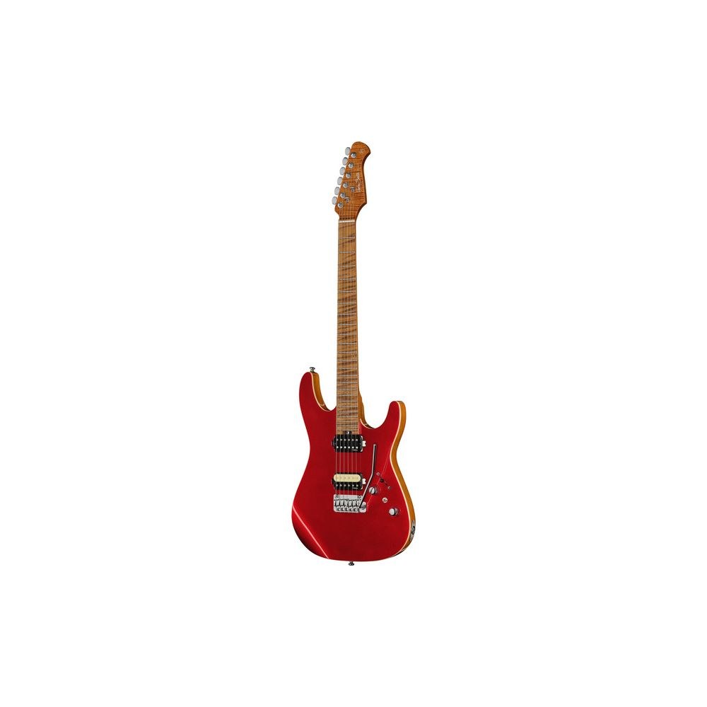 גיטרה חשמלית Harley Benton HH – פרטת מייפל, 24 סריגי נירוסטה, פיצול סליל, Babicz, אדום מטאלי (יבוא בלעדי) 1 גיטרה חשמלית Harley Benton HH – פרטת מייפל, 24 סריגי נירוסטה, פיצול סליל, Babicz, אדום מטאלי