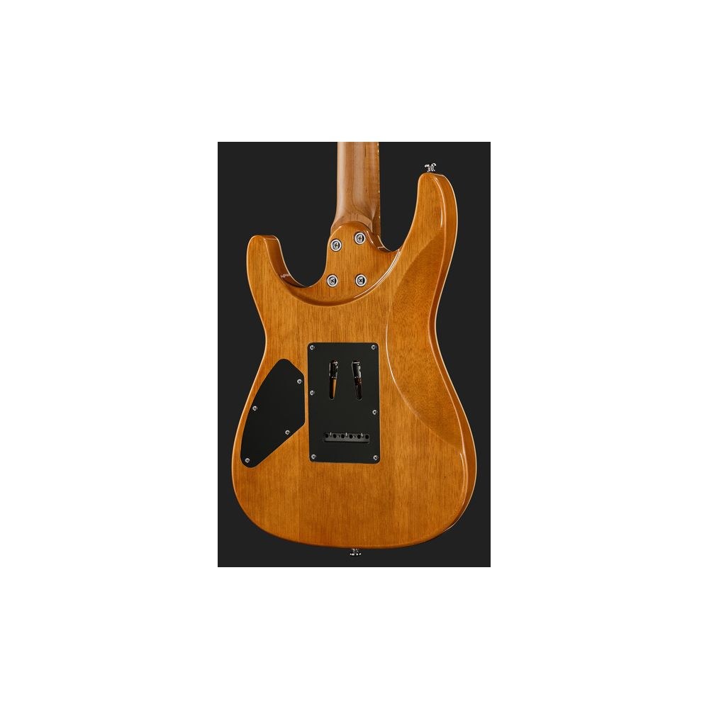 גיטרה חשמלית Harley Benton HH – פרטת מייפל, 24 סריגי נירוסטה, פיצול סליל, Babicz, אדום מטאלי (יבוא בלעדי) 5 גיטרת ה-HH האדומה – גיטרה חשמלית, תמונה 5