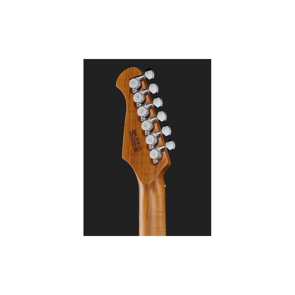גיטרה חשמלית Harley Benton HH – פרטת מייפל, 24 סריגי נירוסטה, פיצול סליל, Babicz, אדום מטאלי (יבוא בלעדי) 7 גיטרת ה-HH האדומה – גיטרה חשמלית, תמונה 7
