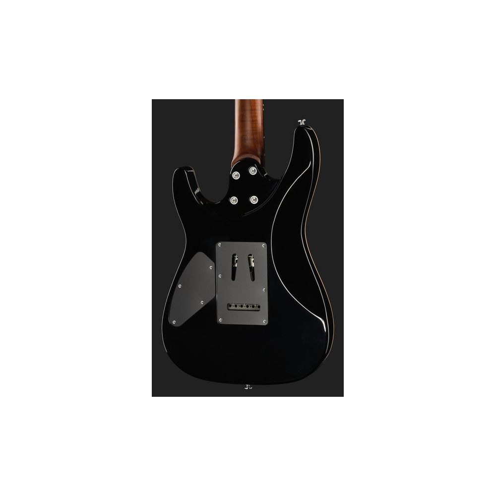 גיטרה חשמלית Harley Benton HH – מייפל קווילט, פרטת רוזווד, 24 סריגי נירוסטה, Quilt Dusk Glow (יבוא בלעדי) 5 גיטרת ה-HH בגוון השקיעה – גיטרה חשמלית, תמונה 5