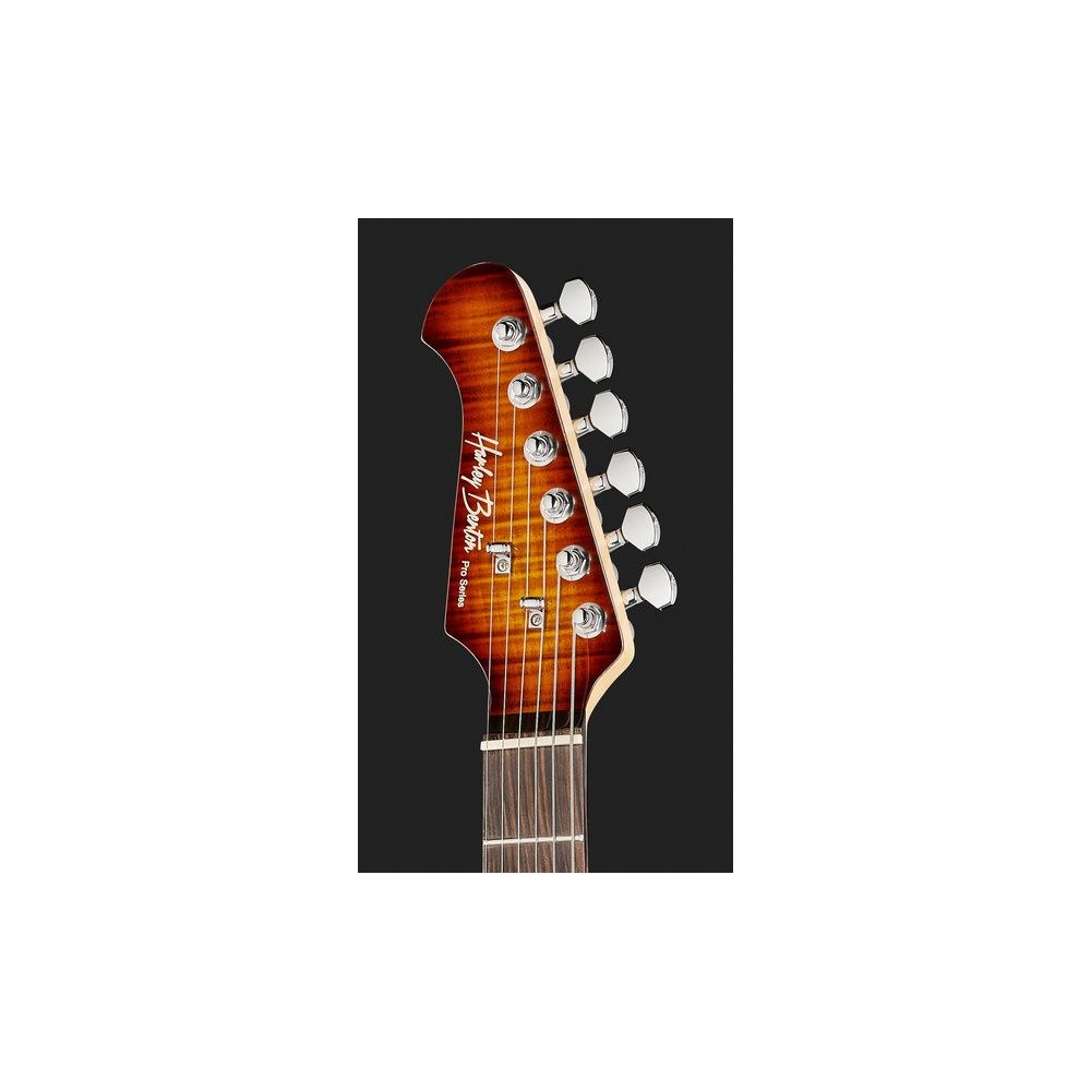 גיטרה חשמלית לשמאליים Harley Benton HSH – אבוני, נירוסטה, Wilkinson, Bengal Burst (יבוא בלעדי) 6 גיטרת ה-HSH לשמאליים – גיטרה חשמלית לשמאליים, תמונה 6