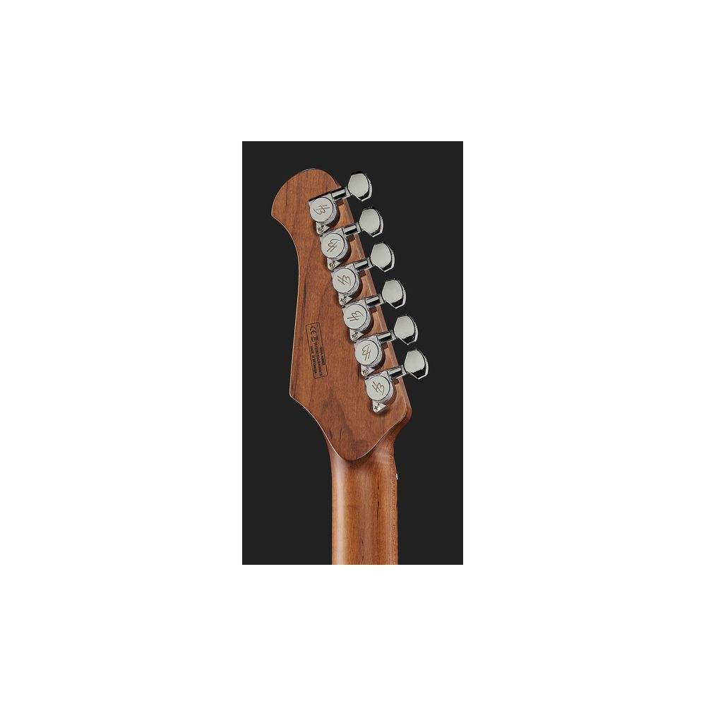 גיטרה חשמלית Harley Benton HSH – מייפל קלוי, סריגי נירוסטה וטרמולו Wilkinson, Blue Burst (יבוא בלעדי) 7 ה-HSH הכחולה של Harley Benton – גיטרה חשמלית, תמונה 7