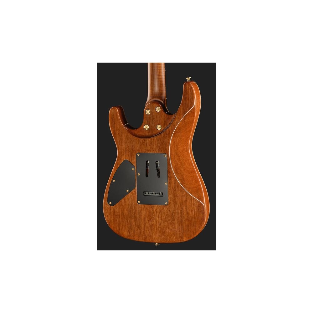 גיטרה חשמלית Harley Benton HSS – סריגת רוזווד, 24 סריגי נירוסטה, Babicz, סגול מטאלי ומתכות זהב (יבוא בלעדי) 5 גיטרת ה-HSS הסגולה – גיטרה חשמלית, תמונה 5