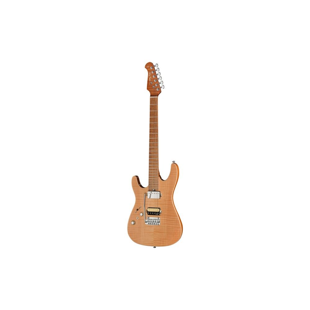 גיטרה חשמלית לשמאליים Harley Benton HH – פרטת מייפל, 24 סריגי נירוסטה, Babicz ומכוונים נועלים, טבעי (יבוא בלעדי) 1 גיטרה חשמלית לשמאליים Harley Benton HH – פרטת מייפל, 24 סריגי נירוסטה, Babicz ומכוונים נועלים, טבעי