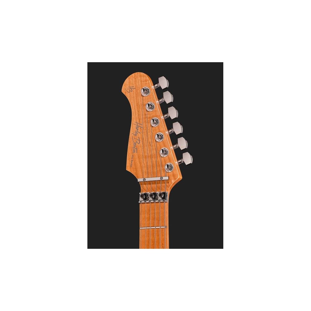 גיטרה חשמלית לשמאליים Harley Benton סופר-סטראט עם Floyd Rose – הומבאקר Tesla, נירוסטה, אדום (יבוא בלעדי) 6 הסופר-סטראט לשמאליים באדום – גיטרה חשמלית לשמאליים, תמונה 6