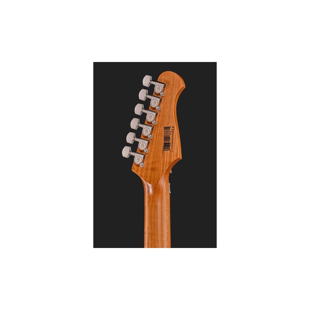 גיטרה חשמלית לשמאליים Harley Benton סופר-סטראט עם Floyd Rose – הומבאקר Tesla, נירוסטה, אדום (יבוא בלעדי) 7 הסופר-סטראט לשמאליים באדום – גיטרה חשמלית לשמאליים, תמונה 7