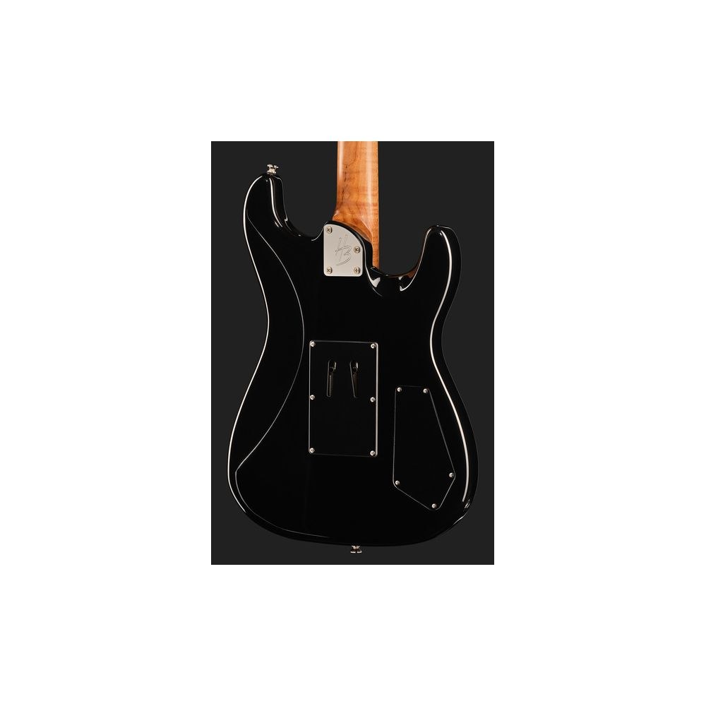 גיטרה חשמלית לשמאליים Harley Benton סופר-סטראט HH עם Floyd Rose – 2 הומבאקרי Tesla, נירוסטה, שחור (יבוא בלעדי) 5 הסופר-סטראט HH לשמאליים – גיטרה חשמלית לשמאליים, תמונה 5