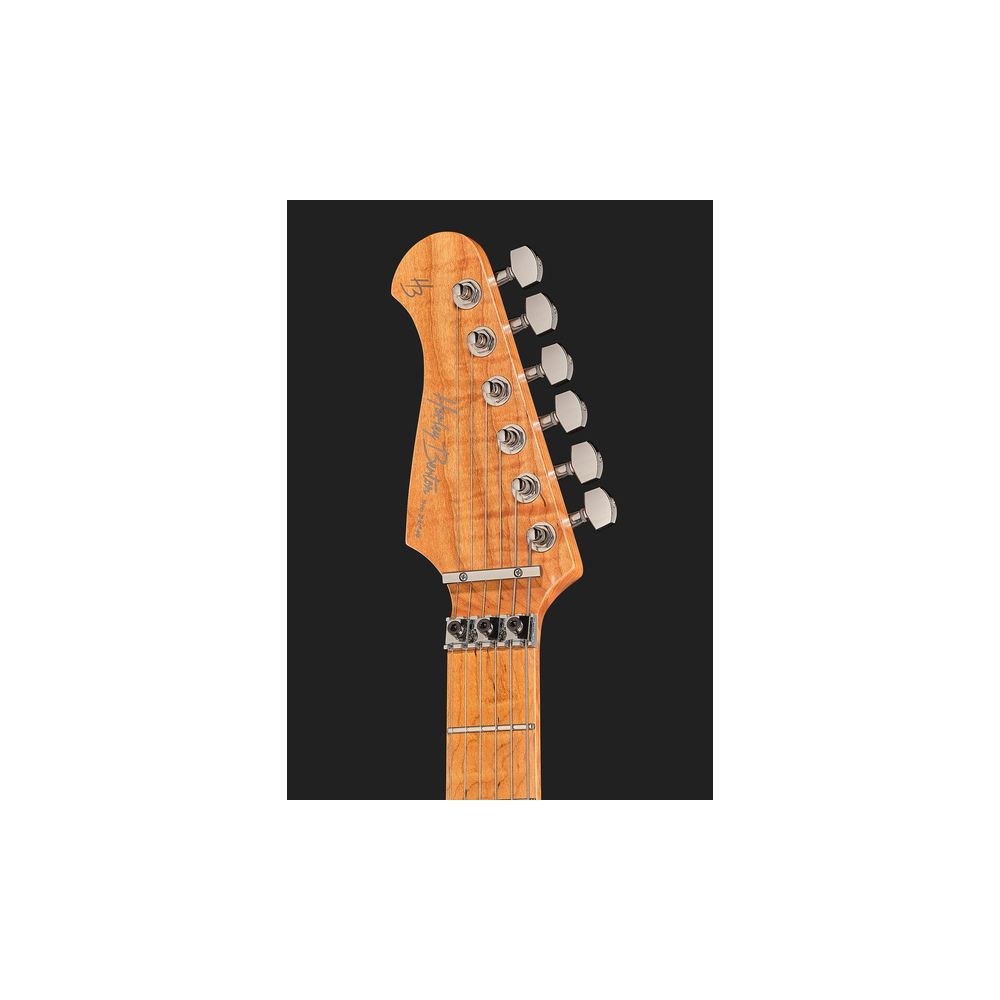 גיטרה חשמלית לשמאליים Harley Benton סופר-סטראט HH עם Floyd Rose – 2 הומבאקרי Tesla, נירוסטה, שחור (יבוא בלעדי) 6 הסופר-סטראט HH לשמאליים – גיטרה חשמלית לשמאליים, תמונה 6
