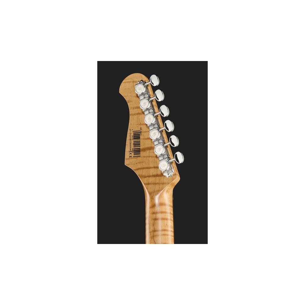 גיטרה חשמלית Harley Benton בסגנון סטראט מודרני HSS – רדיוס משתנה, גשר Babicz, Flame Blue Burst (יבוא בלעדי) 7 הסטראט המודרנית של Harley Benton – גיטרה חשמלית בסגנון סטראט, תמונה 7